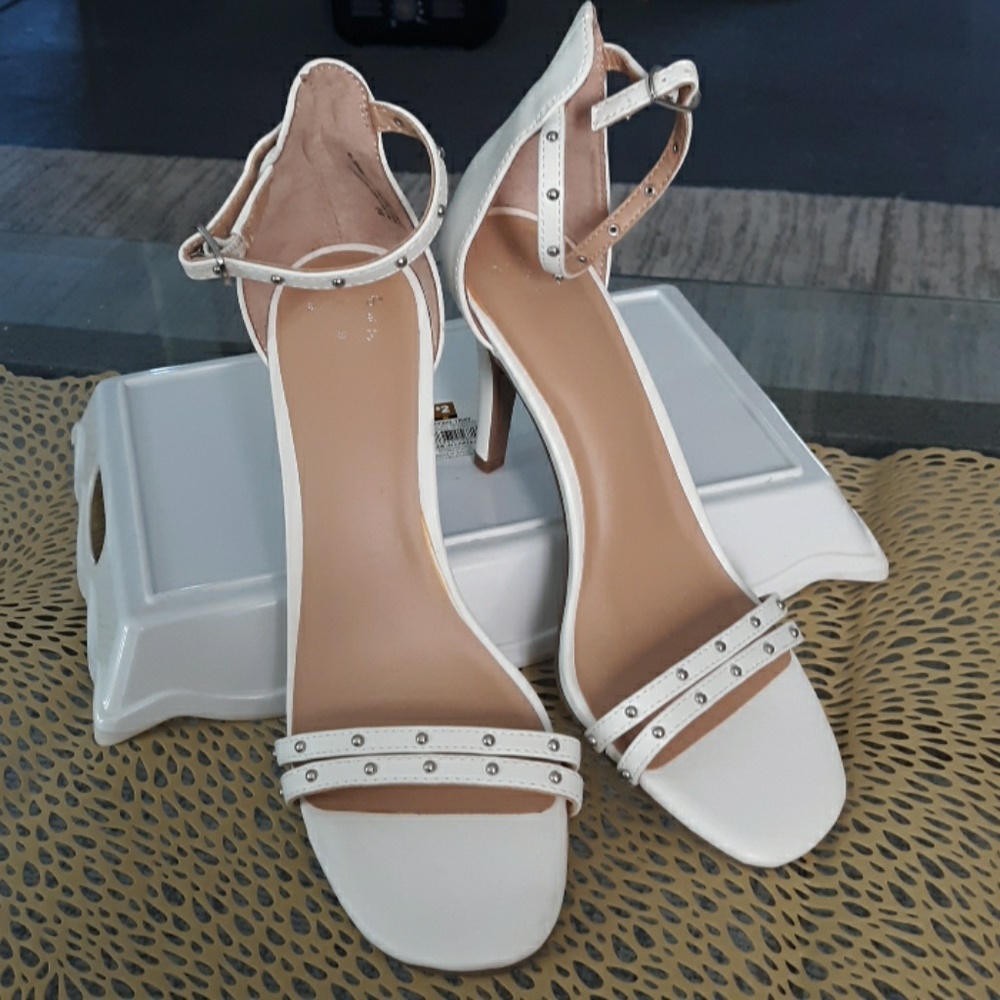 A new day silver studded heels